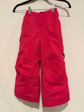 Rawik Size 4 Toddler Kids Pink Insulated Waterproof Snow Pants Ski Bibs  *READ*